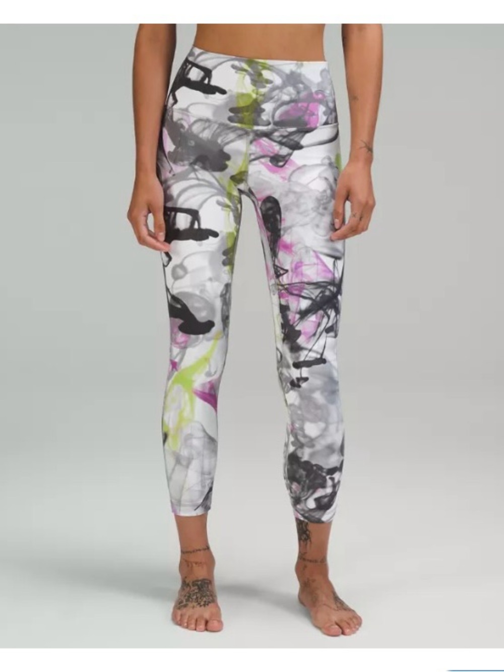 lululemon athletica White Leggings in Unicorn Throwback Print
